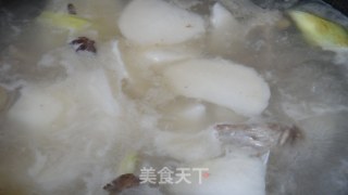 清炖羊排萝卜汤的做法步骤：3