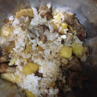 菠萝排骨饭的做法