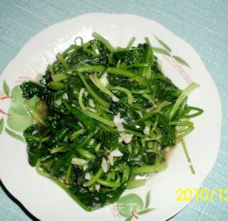 简单美味－蒜泥菠菜的做法步骤：2
