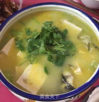 长江仔鱼豆腐汤的做法