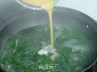 枸杞叶滚汤的做法步骤：2