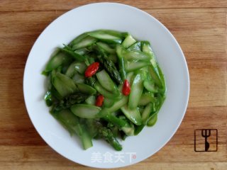 青炒芦笋的做法