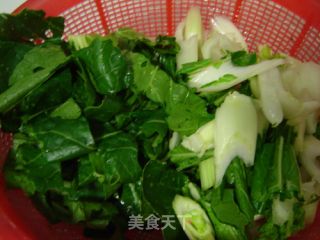 白菜煮干豆片的做法步骤：2