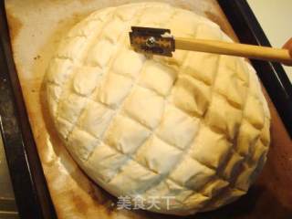 巨无霸龟背面包的做法步骤：3