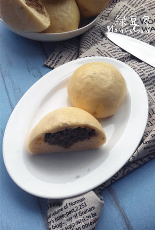 一样好吃的豆包——绿豆包的做法