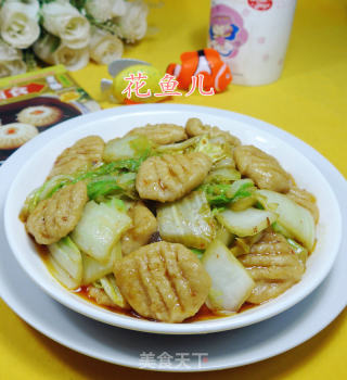 白菜炒燕麦疙瘩片的做法