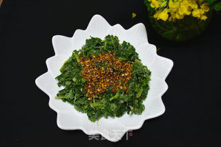 蒜蓉蒸茼蒿的做法
