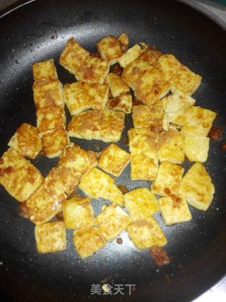 香煎肉松鸡蛋豆腐的做法