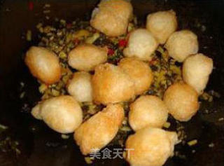 雪菜炒汤圆的做法步骤：3
