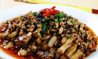 蒜香老豆蒸茄子的做法