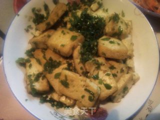 青椒末炒白豆腐的做法
