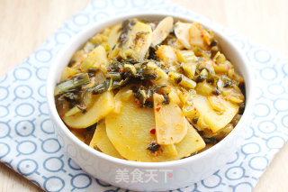 家常小菜——酸菜土豆片的做法