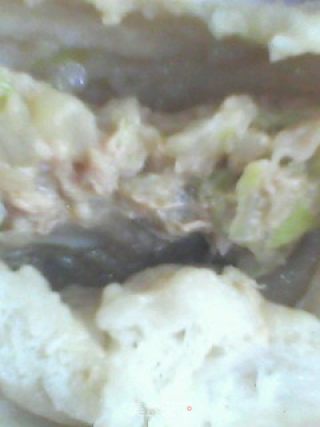 白菜肉馅包的做法步骤：2