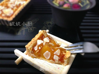 杏仁焦糖苹果派的做法