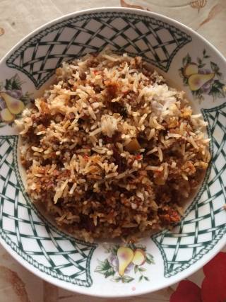 米饭蒸牛肉的做法