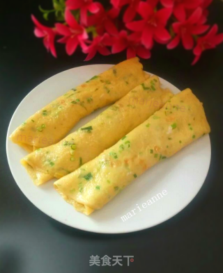 香葱鸡蛋饼的做法