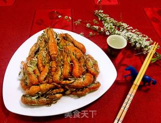 清蒸蝼蛄虾的做法