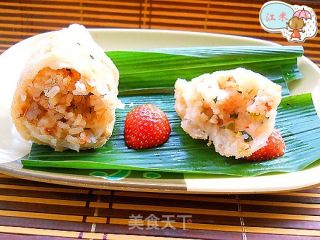 西红柿腊香饭团的做法步骤：2
