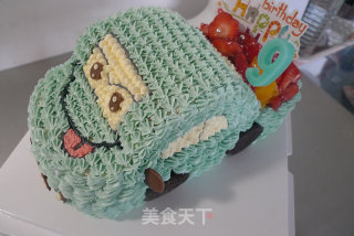 小汽车蛋糕的做法