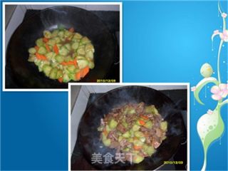 青瓜滑猪肝的做法步骤：2