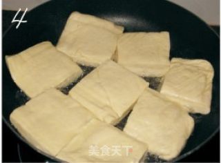 油煎豆腐的做法步骤：3