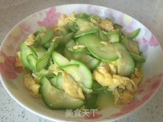 西葫芦炒蛋的做法