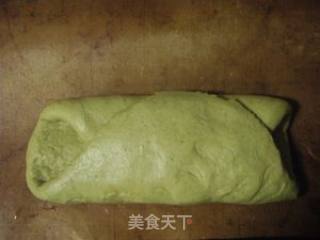 抹茶蜜枣吐司（48小时室温中种法）的做法步骤：5