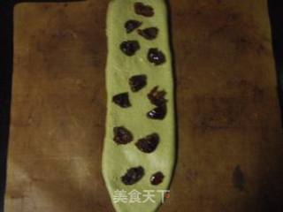 抹茶蜜枣吐司（48小时室温中种法）的做法步骤：5