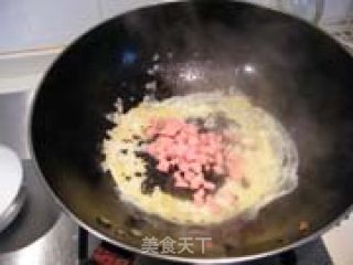 芝麻蛋煎米饭的做法步骤：2