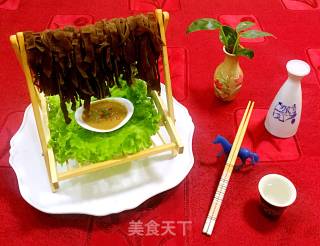 百叶蘸酱的做法