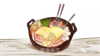 【手绘食谱】韩式部队锅 宋仲基的泡面梗不仅仅是撩妹哦~的做法