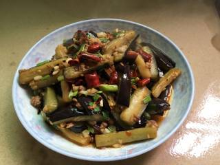 肉末烧茄子的做法