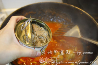 茄汁金枪鱼意大利面的做法步骤：2