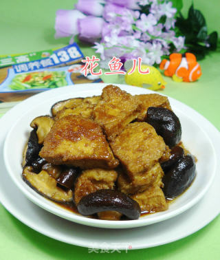 香菇烧鲜素鸡的做法