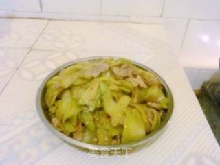 芥菜肉片的做法步骤：3