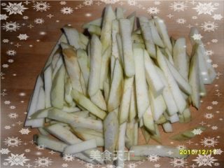 酱扒茄条的做法步骤：2