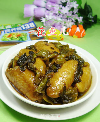 酸菜烧中翅的做法
