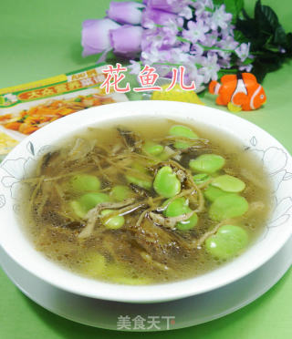 笋干菜蚕豆汤的做法