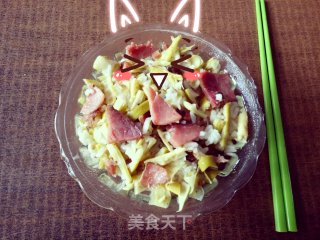 笋焖饭的做法