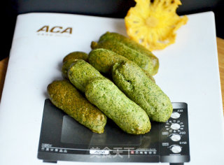 菠菜手指饼的做法