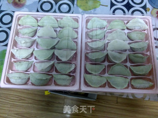 韭菜鸡蛋水饺的做法