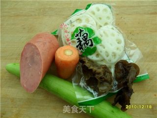 清爽大杂拌的做法步骤：2