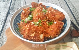 韩式甜辣米粉蒸寸骨的做法
