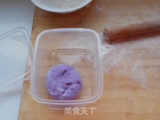 紫甘蓝打卤面的做法步骤：2