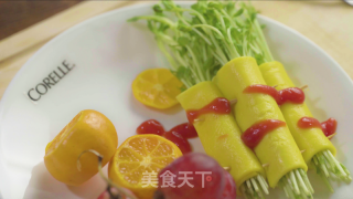 春芽蛋卷——活力早餐必备的做法