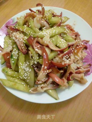 凉拌北极贝的做法