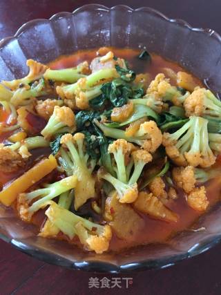 自制全素冒菜的做法
