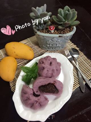 紫薯全麦枣泥小馒头的做法