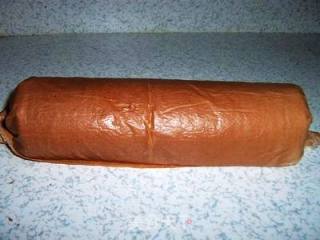 圣诞树干蛋糕的做法步骤：3