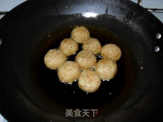 小麻圆的做法步骤：3